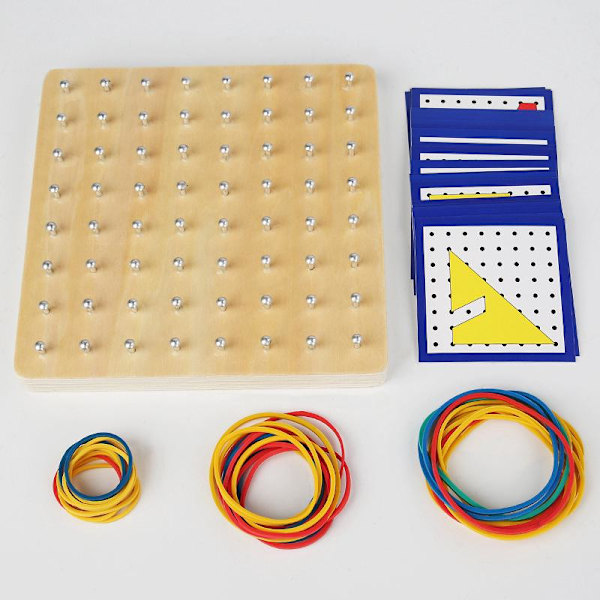 Pegboard-tila mielikuvitus lelu varhaislapsuuden matematiikan opetus apulelu pegboard