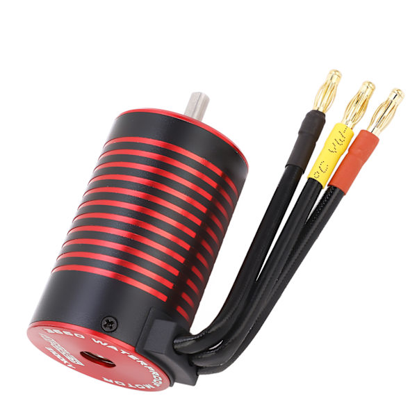 Alumiiniseos 3660 harjaton moottori 1/8 1/10 kauko-ohjattavan auton päivitysosiin 3100KV