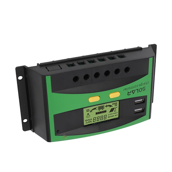 12V 24V Aurinkoenergian Ohjain LCD-näyttö PV-katulamppu Latausohjain Sähköntuotantojärjestelmälle