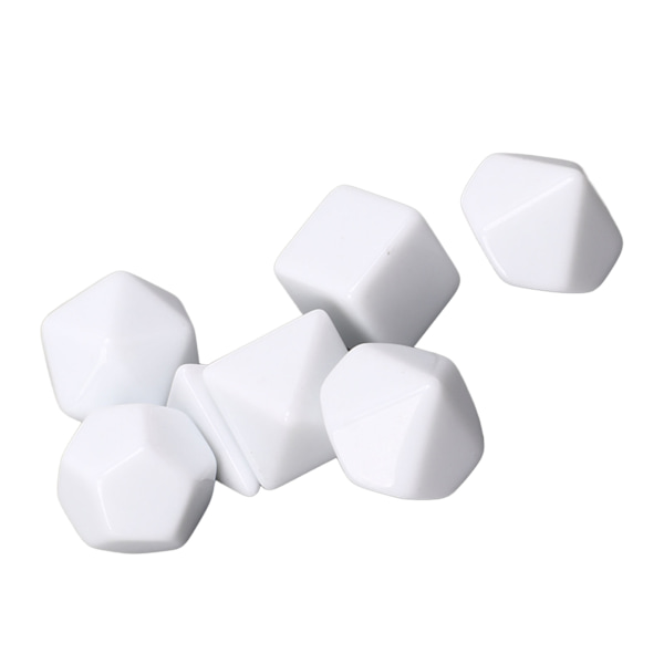 14 kpl tyhjiä noppia DIY Board Multi Shape monitahoinen palapeli Tyhjä noppasarja lautapeleihin numeroiden opetukseen