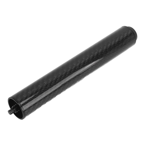 Pool Cue Extension Hiilikuituputki Ammattimainen biljardikepin jatke puskurilla musta 8 tuumaa