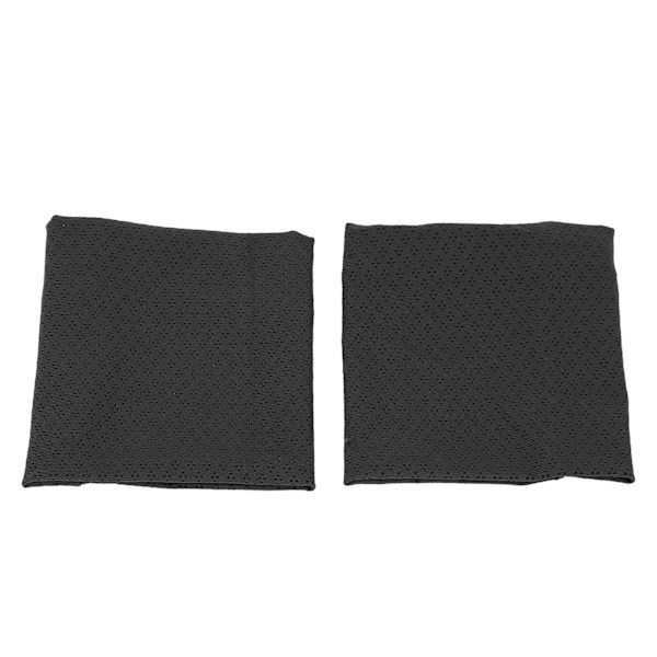 2ST Kølearmbånd Is Silke Hudvenlig Elastisk Unisex Åndbar Svedabsorberende Armbånd til Atletisk Træning Sort