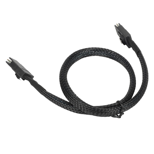 Mini SAS SFF 8087 -kaapeli, kaksois suora pää, tietokoneen palvelimen emolevy yhdistettynä array-kortin datakaapeliin 0,5 m / 1,6 jalkaa