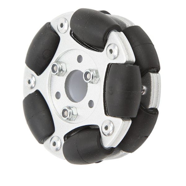 60 mm Robotti Omni Pyörä Alumiiniseos 360 asteen pyöriminen Robotti Omni Pyörän vaihto päivitykseen