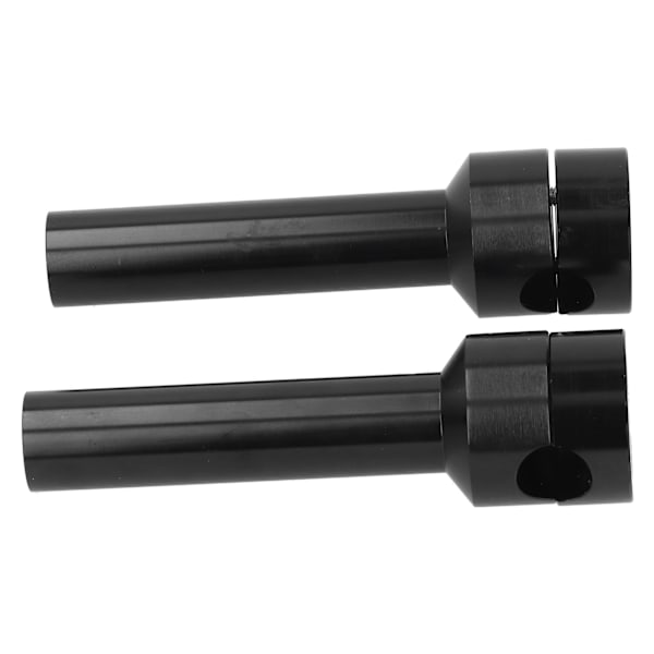 Runda styrstångsmonteringsklämmor Höjare Adapter Universal för 22 mm Motorcykelstyre Diameter Svart