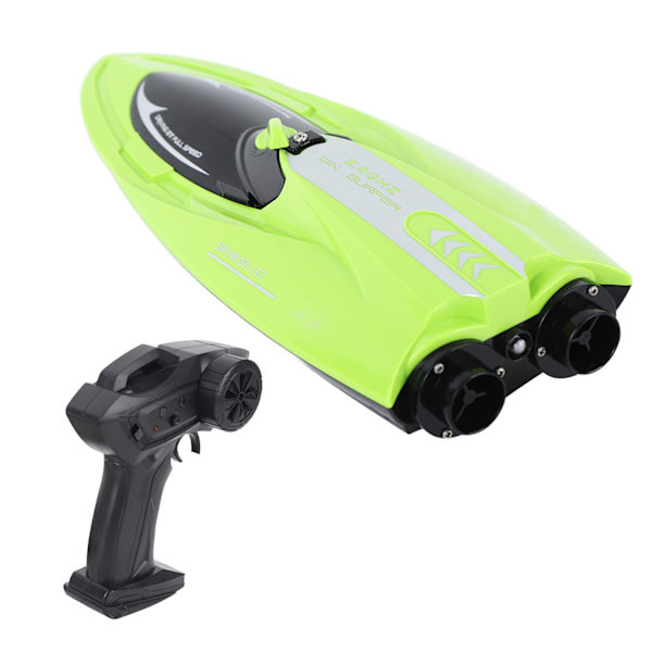 RC Boat High Speed ​​4-kanals 2.4G-fjärrkontroll Racingfartyg med uppladdningsbart batteri för 8 år över