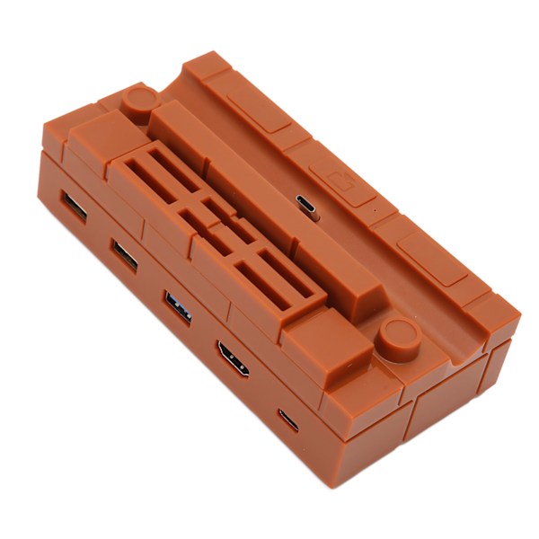 Konsol TV Dockningsstation Portabel 4K HD Multimedia Interface 6 Kortplatser TV Dockningskonverterare för Switch OLED