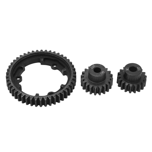 Herdet stål 46T Hoveddrev M1 18T 20T Pinjong for Traxxas XO 1 E REVO 2.0 Fjernkontrollbil
