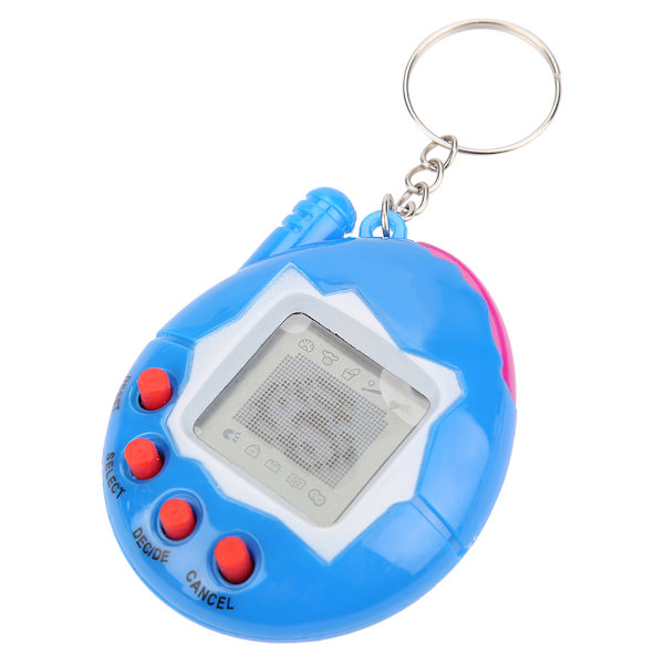 Crack Eggshell Virtual Digital Pet Handheld Game Machine för barn (lila)