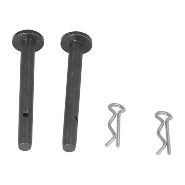 2 stk RC karosseriklips Pinner Jevnere kjøring Rustsikker 4 cm lengde Svart RC karosseriklips for 1:18 RC biler