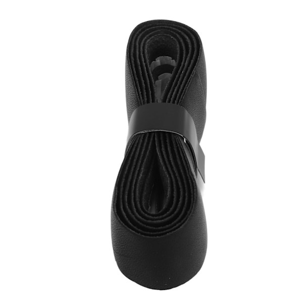Tennisracket Grip Tape Læder Badmintonracket Overgrip Tape Erstatning til Udendørs Legeplads Gym Sort