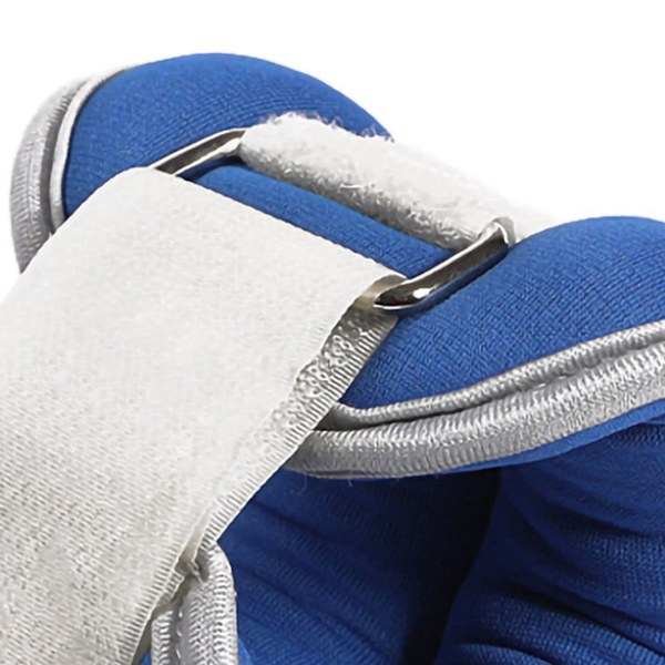 2 ST Handled Ankelvikter Styrketräning Osynliga handledsvikter Remmar för löpgymnastik Blå 0,6 kg/21,2 oz