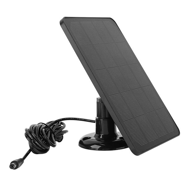 4W Solpanel 5V Sort IP65 Vandtæt Solpaneler Ladeplade til Ventilatorlys