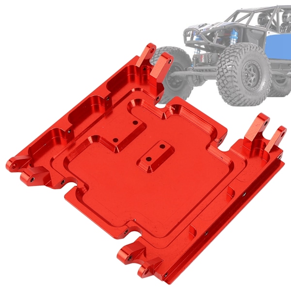 Sentergiret Boksmontering Skidplate Tilbehør Passer til AXIAL WRAITH 90018 90048 1/10 RC Bil Rød