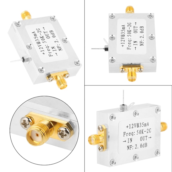 50K-2G RF-forstærker med lavstøjforstærker (LNA) og 31dB forstærkning