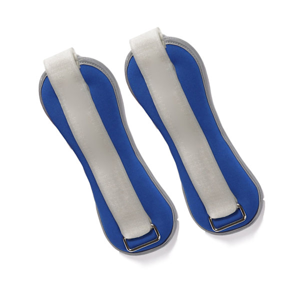 2 ST Handled Ankelvikter Styrketräning Osynliga handledsvikter Remmar för löpgymnastik Blå 0,6 kg/21,2 oz