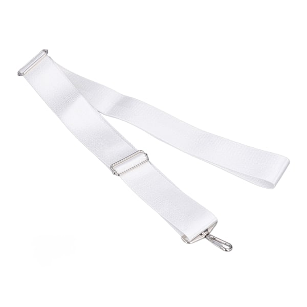 Tennis Net Center Strap Justerbar højde Tennis Net Straps Rustfrit stål Spænde Hvid