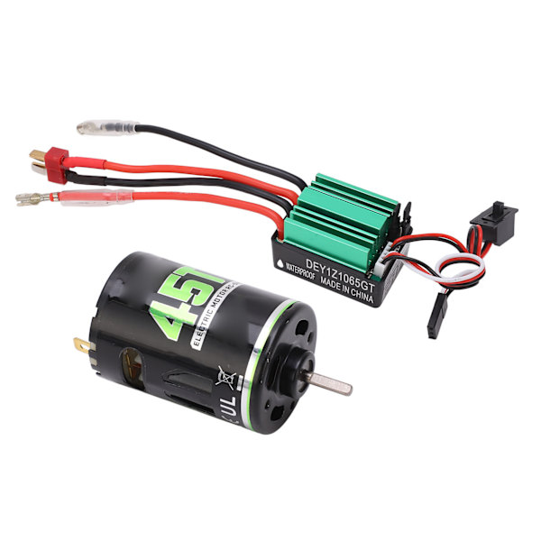 540 Borstad Motor med 65A T-kontakt ESC Vattentät Elmotor med hög torsion för RC-klätterbil 45T