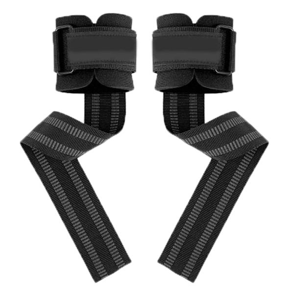 Hårda handledslyftremmar Halkbeständiga viktlyftande handledsband för styrketräning Bodybuilding 1 par svart