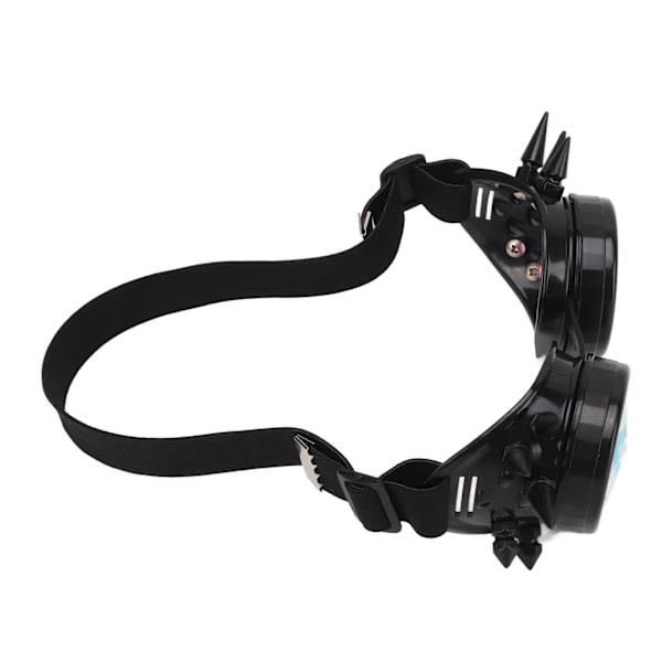 Steampunk Briller Retro PC ABS med Elastisk Strikk Kaleidoscope Rave Briller for Party Svart
