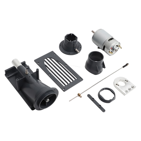 40 mm RC Båd Jet Pumpe Thruster RC Båd Thruster Jet Pumpe Sæt med 775 Børstet Motor Grå