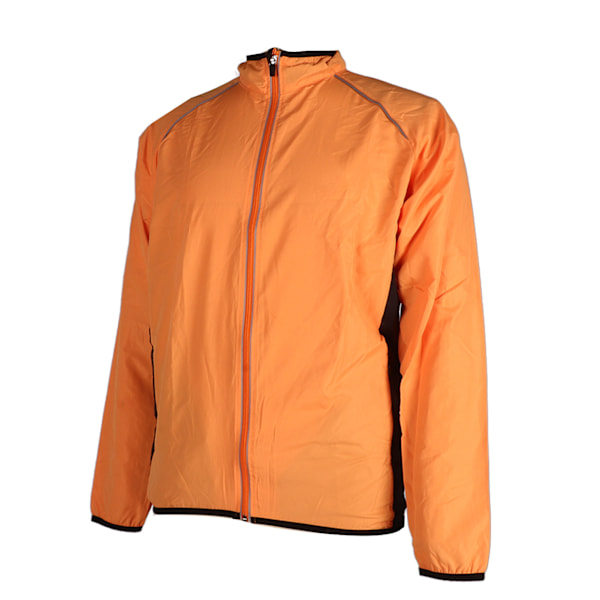 Träning Casual Coat Mjuk Vattentät Andas Långärmad cykeljacka för löpning Fiske Män Dam Orange XL