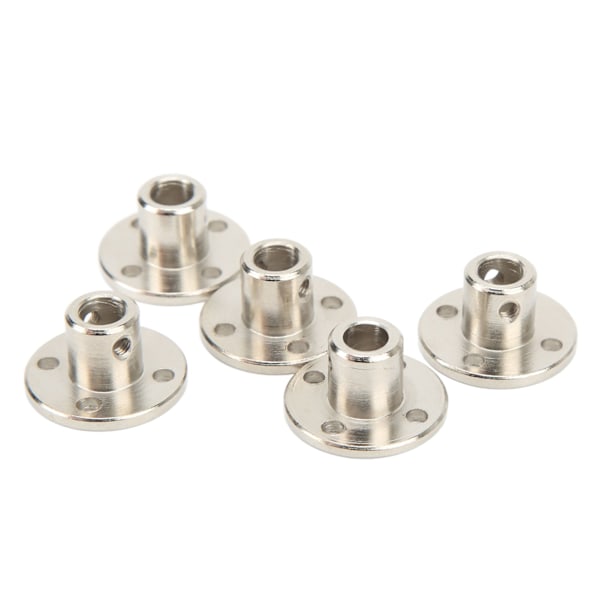 5 stk. 6 mm flangeakselkobling Flangekoblingskobling Stiv styremodel kobling Tilbehør Akselakselkoblinger til RC modelmotorer