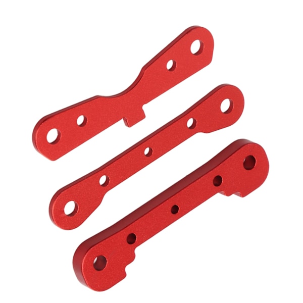 RC Car Swing Arm Mount Set Aluminiumlegering Förstärkt Svängarm Fast Mount Set för ARRMA 1/8 1/7 RC Car Upgrade Tillbehör Röd