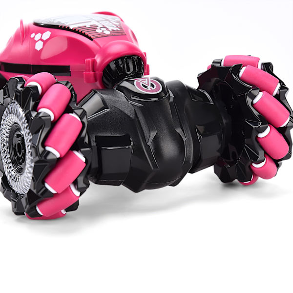 RC-temppuilma-auto 360° kierto 2 tilaa Värikäs valo Kaukosäädin Temppuilma-auto