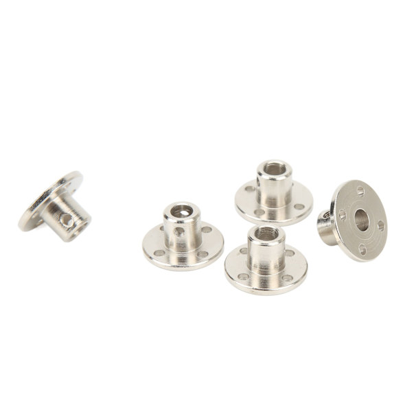 5 st 6 mm flänsaxelkoppling Flänskopplingskoppling Stel styrmodell koppling Tillbehör Axelaxelkopplingar för RC modellmotorer