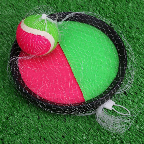 Barns kasta fångstboll Gummi Praktiskt Intressant förälder Barnleksak Kasta Catch Paddle Ball Game