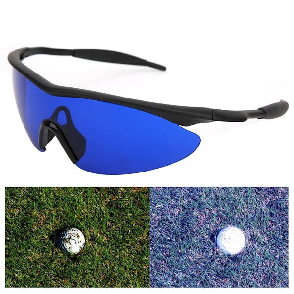 Golf HD Boll-Finderglasögon Skydd för ögonen Specialtonade linser filtrerar ut gräs och lövverk