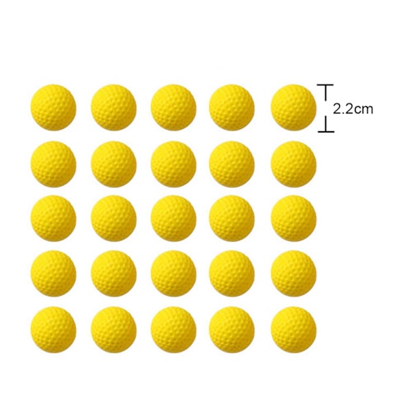 Universal bløde runde genopfyldningskugler til Rival Toy Gun (100 stk)