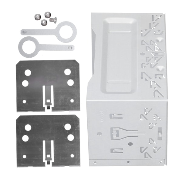 2 Din Universal Radio Ramme Aluminium Legering Stereo Audio Installation Fascia Passer til B5/MK3/MK4