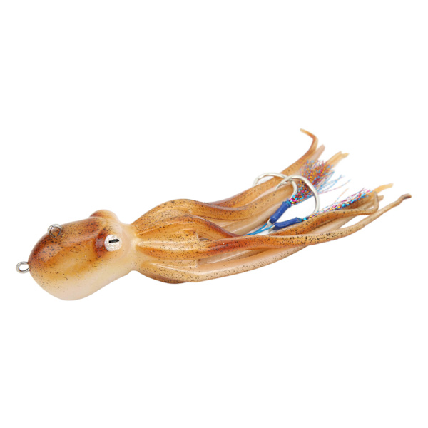 Simulering blekksprut Jigs Fiske blekksprut lokker naturtro blekksprut Jig for saltvann havfiske med 10 blekk tabletter
