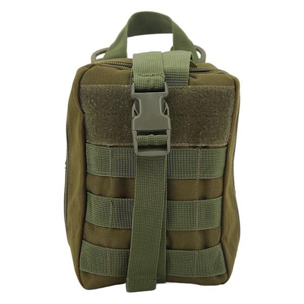 Nylonbälte Molle Midjeväska Multipurpose Outdoor Emergency Survival Molle-påse för vandring Bergsbestigning OD Grön