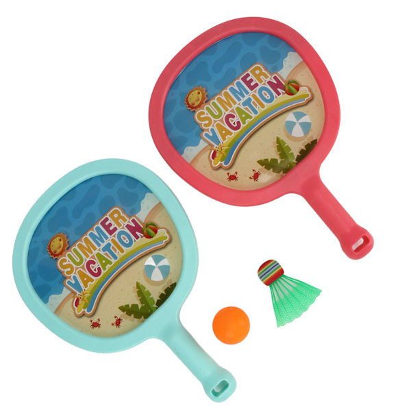 Badmintonrackets för barn Utomhus strandleksaker Spel med 2 racketar Ball Birdie för barn