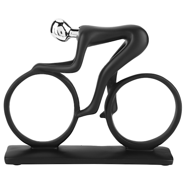 Modern abstrakt cykelryttare skulptur Resin statyett