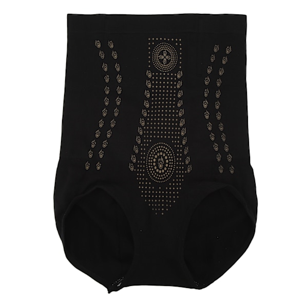 Body Shaping Shorts Hög midja Buken Tight underkläder Nylon Dam Höftlyftande kalsonger Svart XL (för 80-90 kg)