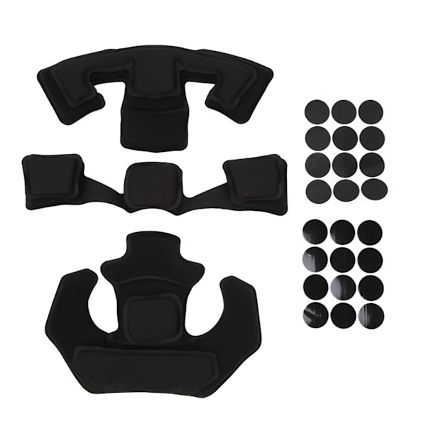 Hjälmkudde Huvudkudde Skyddande 2-lagers Memory Foam Kudde Hjälmkudde Set för WENDY Black