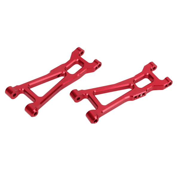2ST RC Bakre Nedre Armar Aluminiumlegering Bakre Nedre Suspension Svängarm för 1/16 Fjärrkontroll Bil Röd
