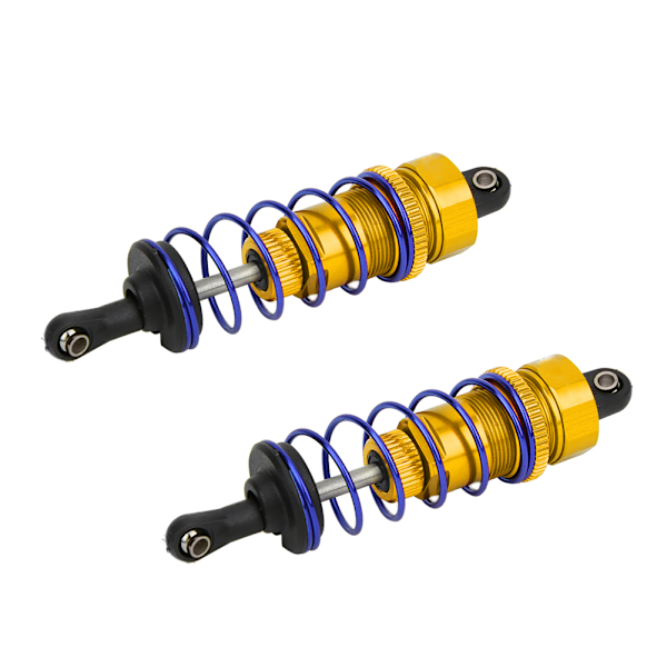 2 stk. 92 mm RC olietryksjusterbar forreste støddæmper Passer til ZD Racing 7358 1/10 RC CarGolden