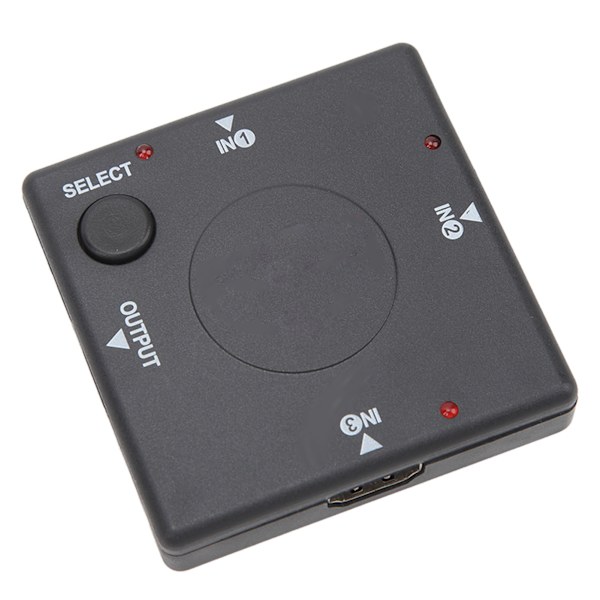 3 in 1 Out Switcher 1080P HD Multimedia Interface Splitter Adapter Video Converter för bärbar dator