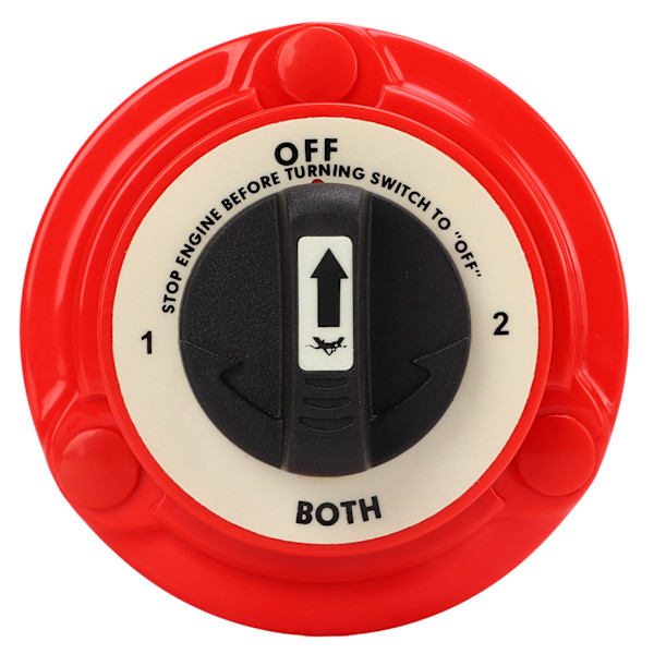 DC6‑32V Dobbelt Batteri Vælgerskifte 300A 4 Position Strømafbryder Til Marine Båd RV