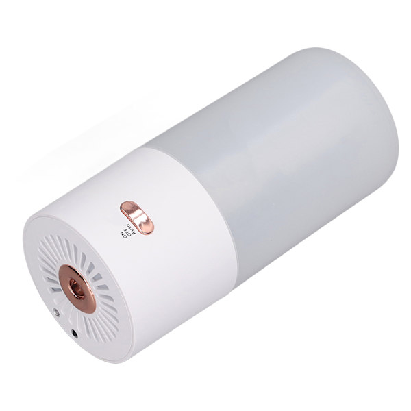 Genopladelig automatisk sprøjtedispenser 2W 300ML DC5V hvid berøringsfri alkohol spray til bilhotel