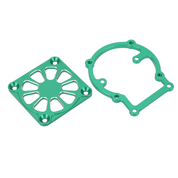 RC kylfläkt aluminiumlegering 21000 rpm RC-motor kylfläns för TRAXXAS 1/8 4WD SLEDGE 8‑12V Grön