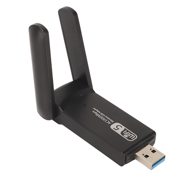 WiFi Dongle USB 3.0 Stabil Hurtig Dual Band 867Mbps 400Mbps 3dBi High Gain Antenne WiFi Adapter til Desktop Laptop Telefon