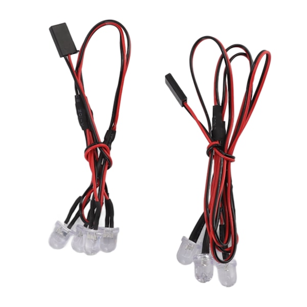 RC Front Baklysstang Hvit Rød Gul LED-lys Frontlykt Baklyslysstang For ZD Racing MX07 4WD 1/7 RC