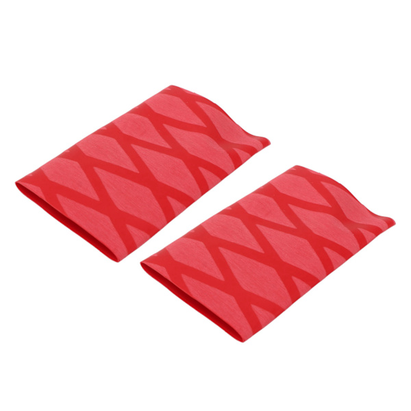 2 stk Bordtennisracket Soft Grip Teip Ping Pong Bat Grips Svettebånd Varmekrympbar Anti-Skli Håndtak Teip Rød