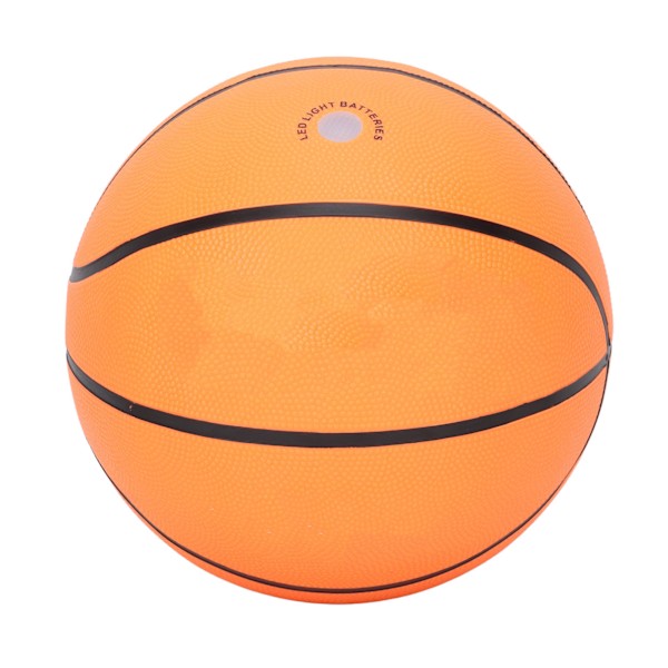 LED-basket storlek 7 Glow in Dark Light Up Barn Sportpresenter Gummi Cool Stuff Batterier Förinstallerade
